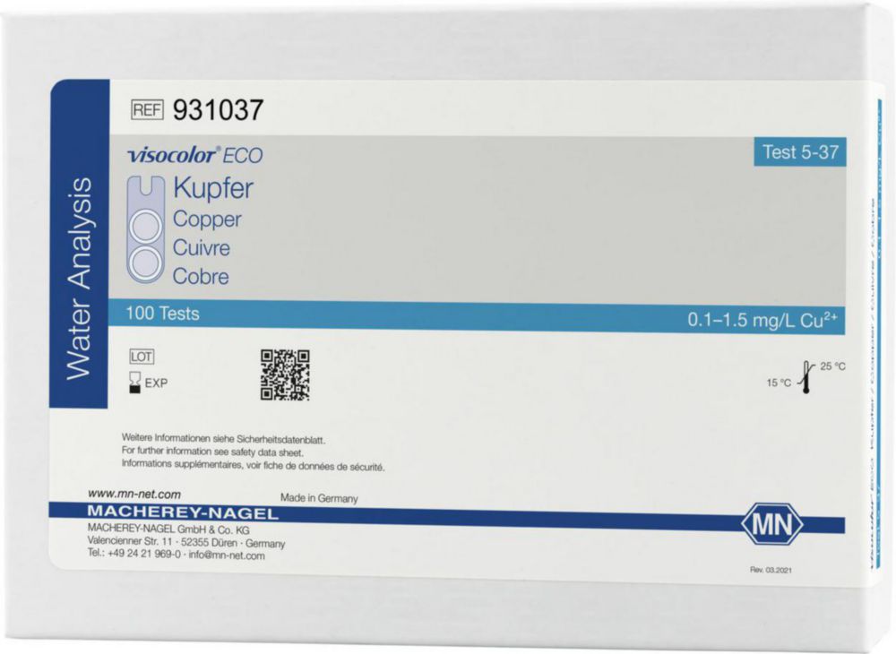 Visocolor ECO Koper  0 - 1,5 mg/l Cu2+