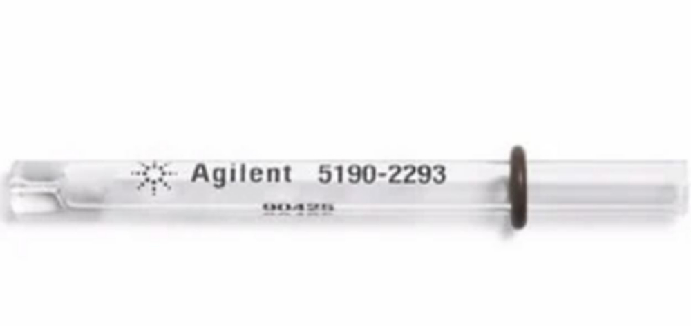 Inlet liner, Ultra Inert, splitless, single taper, glass wool