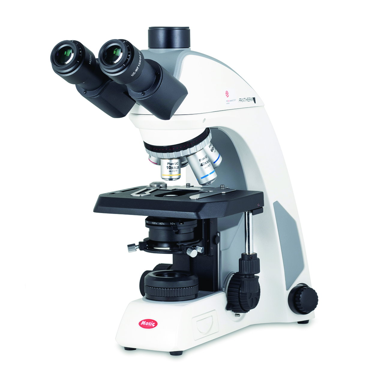microscoop, bino, compounde, witte, lab