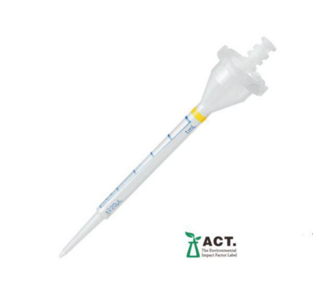 Pipetpunten 1 ml, Combitips advanced, Eppendorf Quality, Geel, Niet-steriel