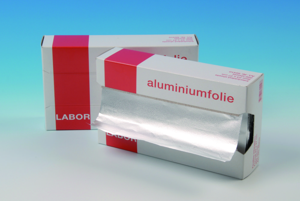 Aluminiumfolie 230 x 270 mm,  vellen, 14 µm, Pop-up