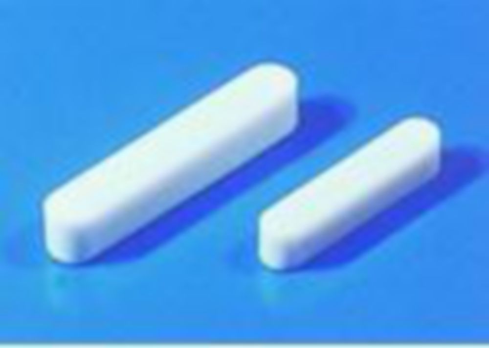 Magneetroerstaaf PTFE, L 50 mm, Ø 17,5 mm, vierkant