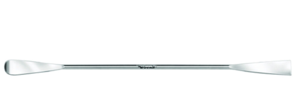 Dubbelspatel 180 mm RVS, blad  breedte 3,8 mm, lengte 10 mm