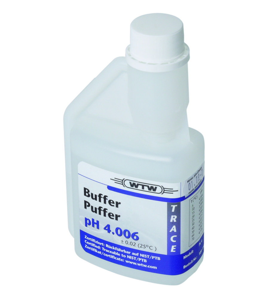 Bufferoplossing pH 1,679 +/- 0,02 bij 25°C, Fles met kalibreerkamer 250ml, kleurloos, NIST/PTB