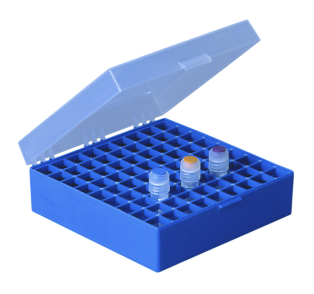 Cryobox PP, 133x133x52 mm  Temp. best. -90 - +121°C groen