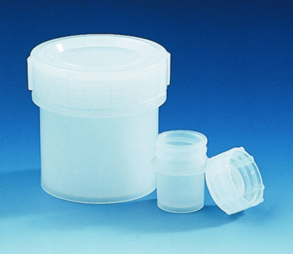 plastic container, deksel, opslagpot, laboratoriumcontainer, transparant
