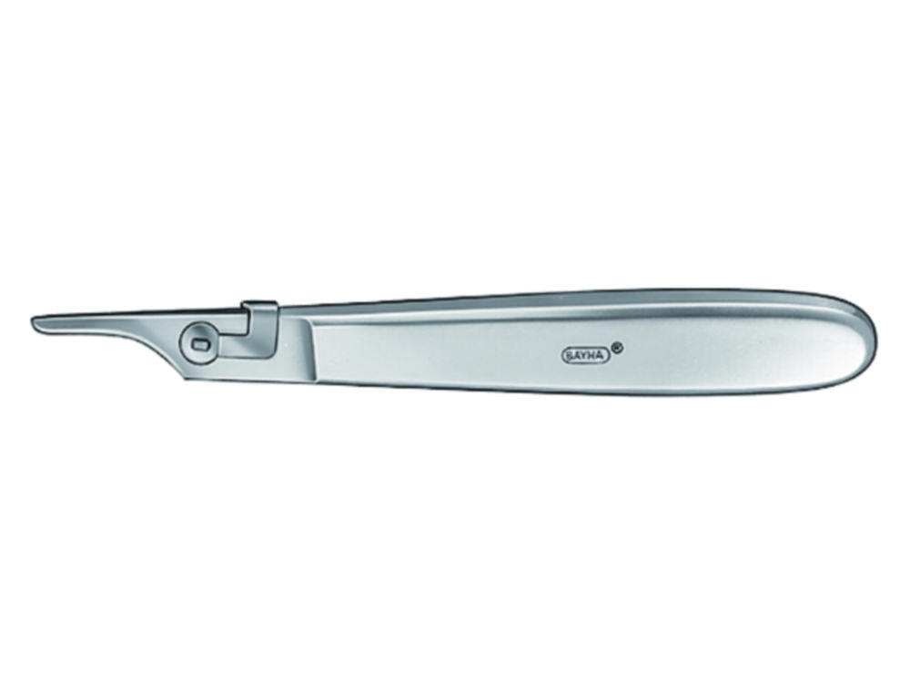 Scalpel handvat 5, RVS, 130 mm, niet steriel, hol handvat