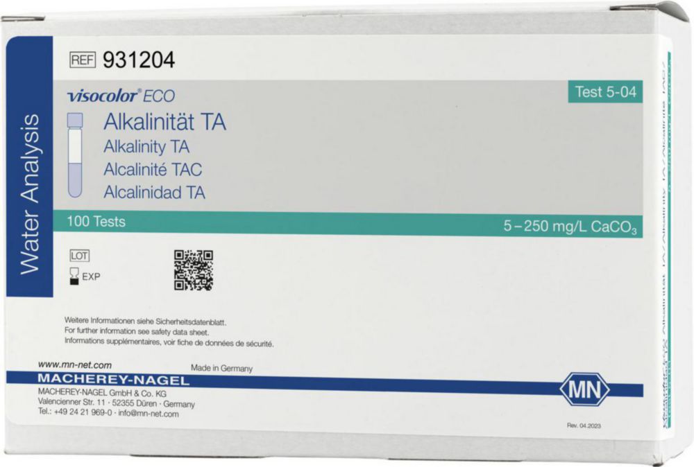 Visocolor Alcalinity TA  voor 100 tests