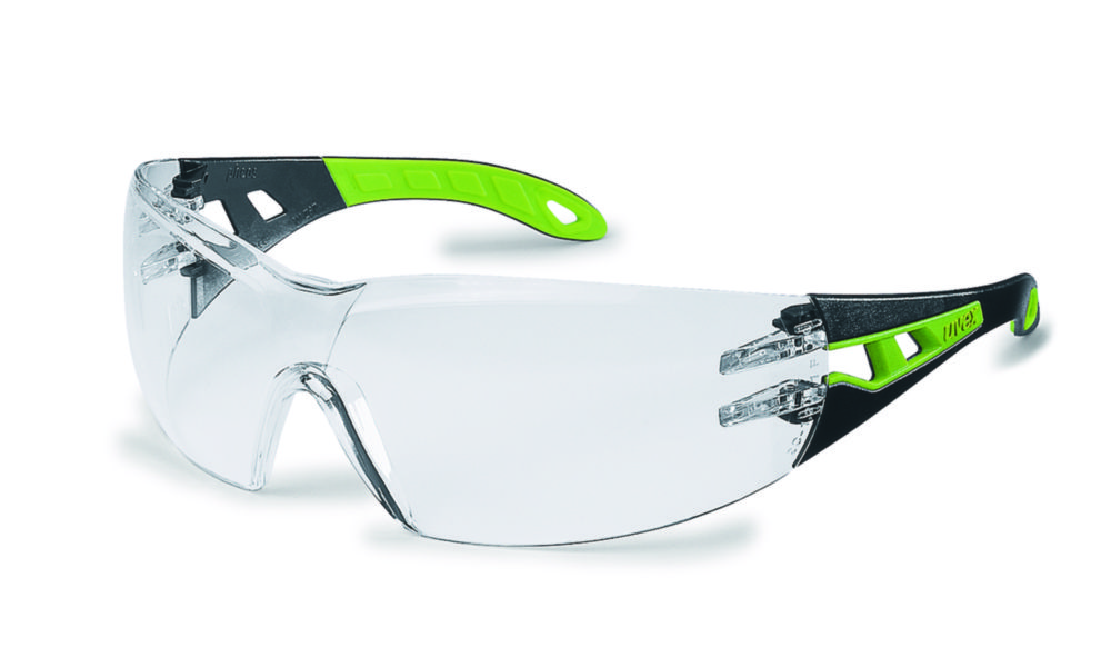Veiligheidsbril Pheos  zwart/groen, UV 2-1,2 Supravis