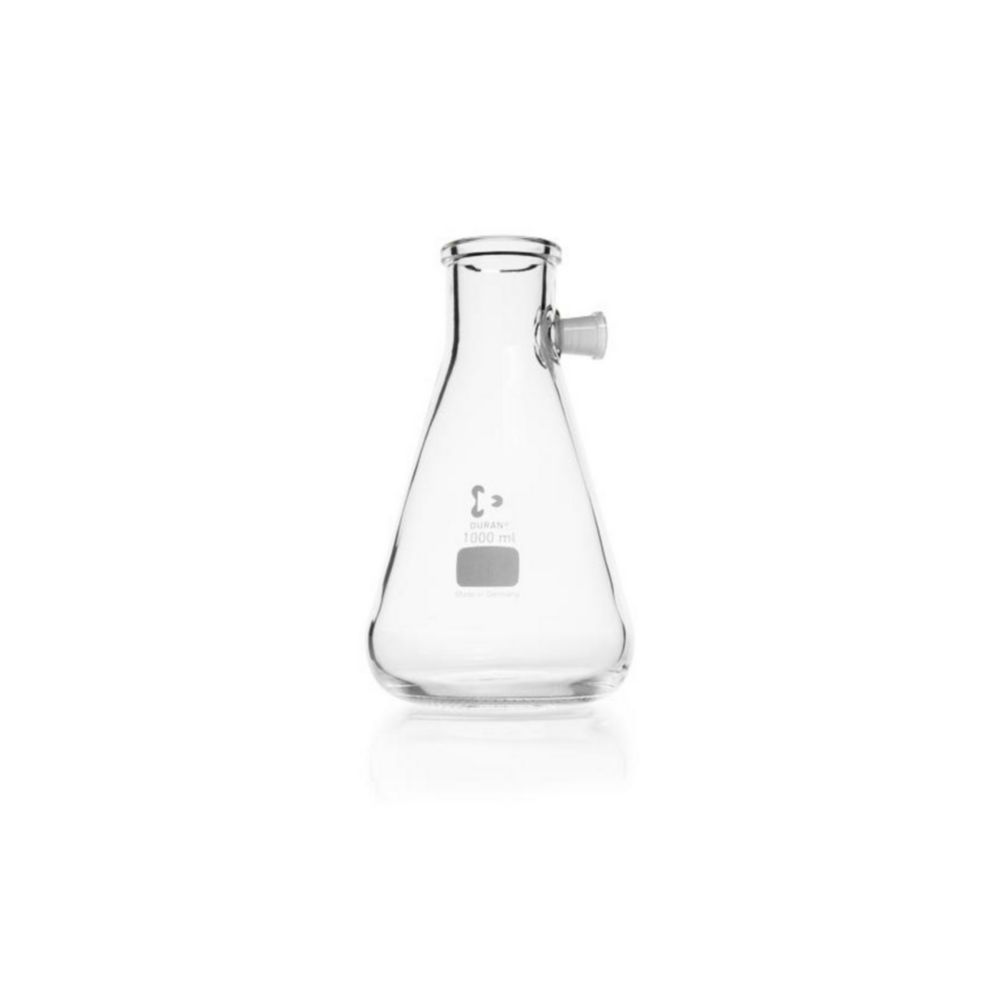 Afzuigerlenmeyer 1000 ml m.  tubus