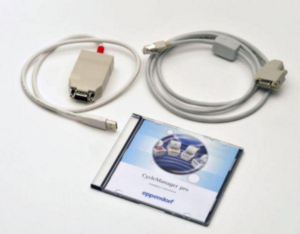 CycleManager pro, CD inclusief instructies, PEAK-adapter en aansluitkabel