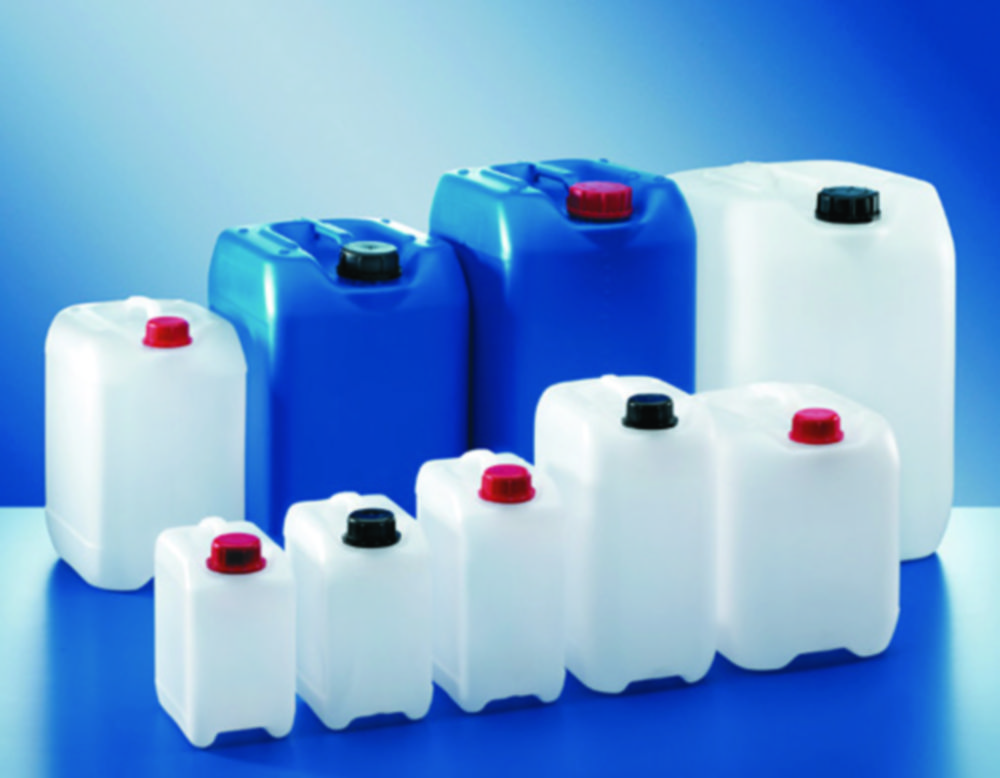 Jerrycan 20 l, LxBxH 290x246x385 mm, UN 3H1/X 1.9, zonder dop DIN 60