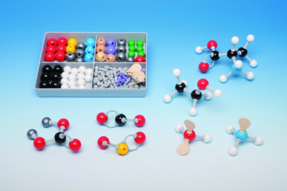 Molecuulbouwdoos biochemische set 51 atomen 38 verbindingen
