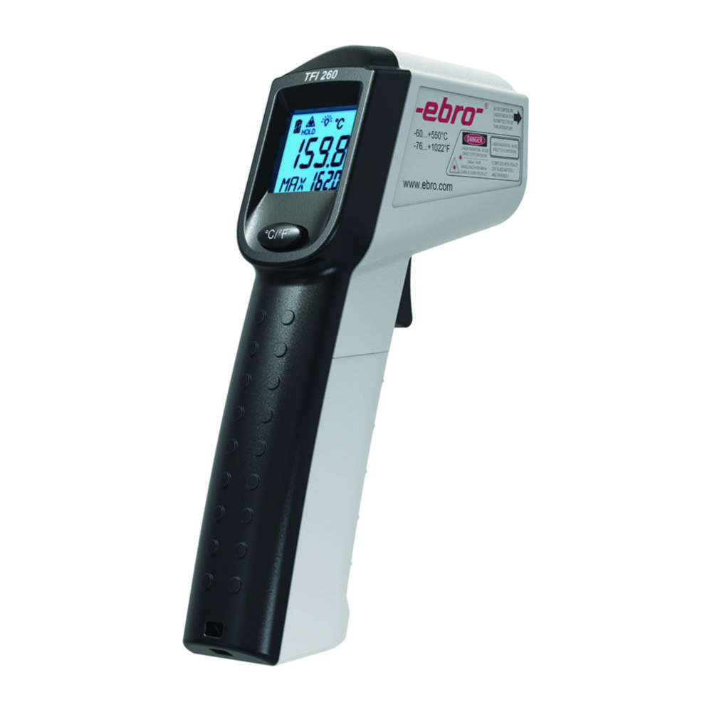 Infraroodthermometer TFI 260  -60-+500°C, digi, met cal cert