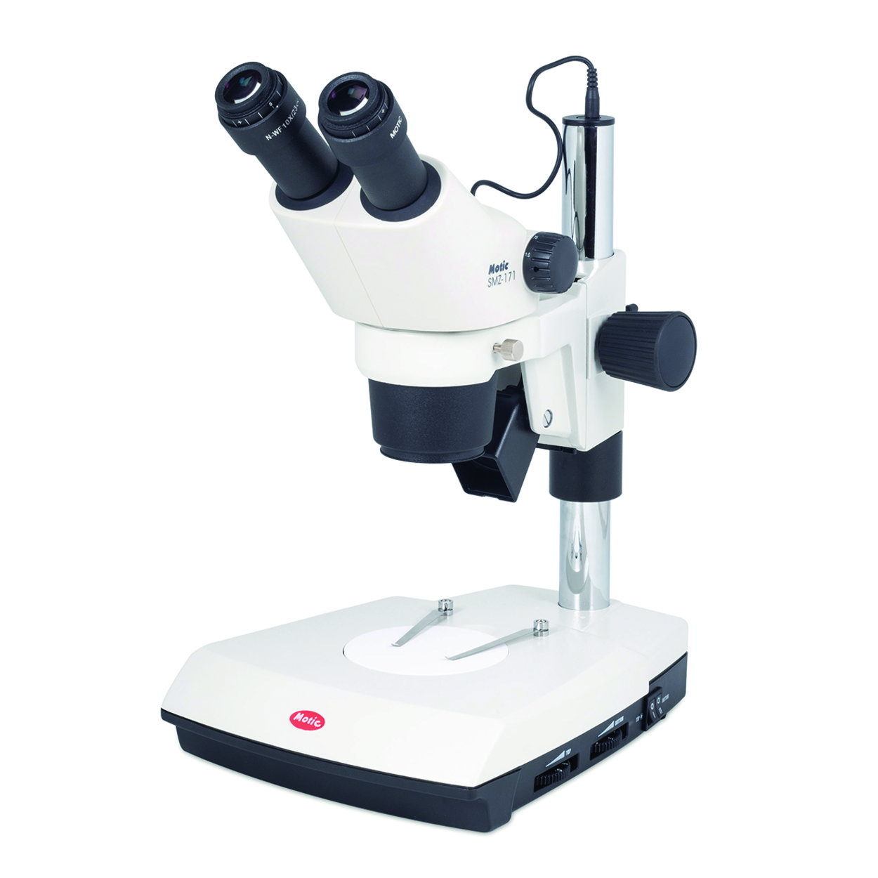 microscoop, binate, stereo, microscoop statief, verstelbaar