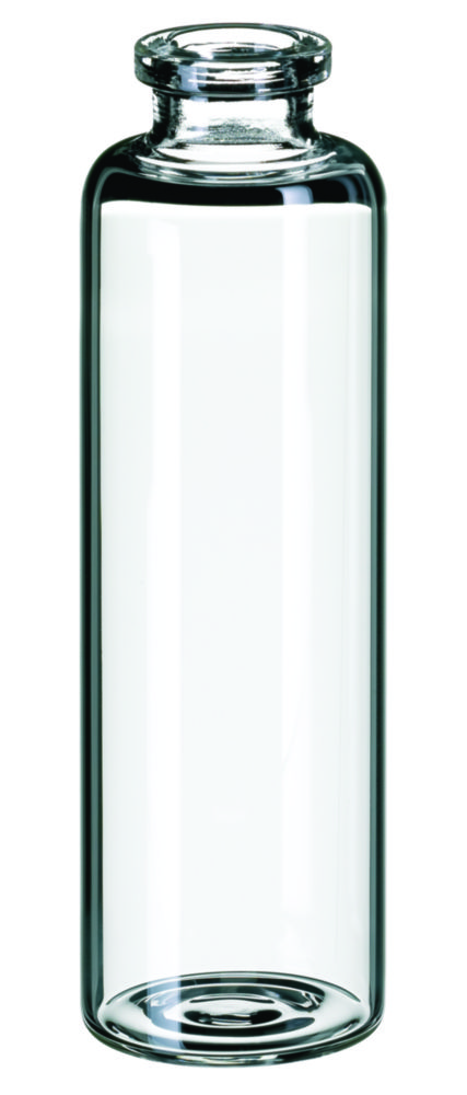 Vials 50 ml, glas 101x31 mm helder, Crimp-nek ND20, vlak