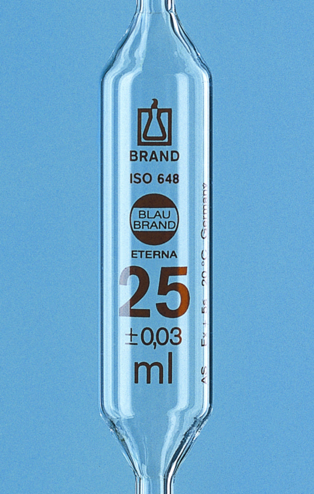 Volpipet 5 ml, AR Glas, Blaubrand eterna