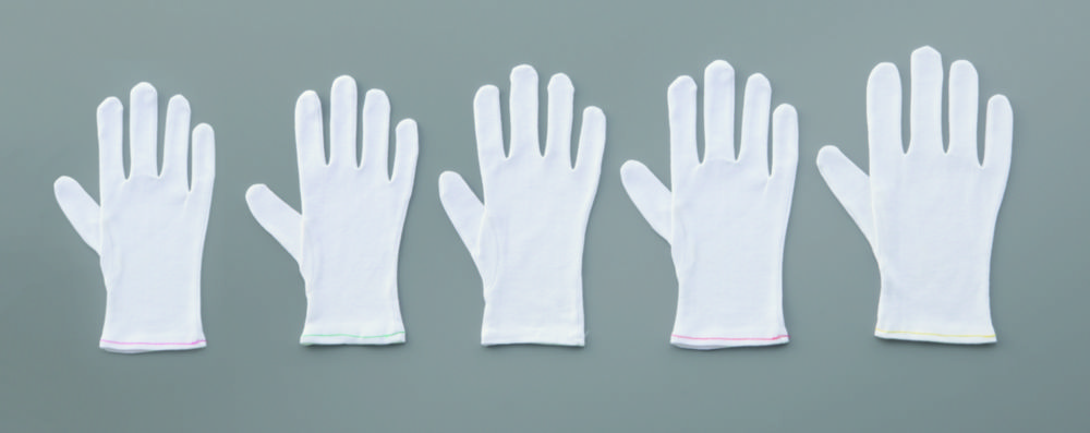 Katoenen handschoenen, maat M