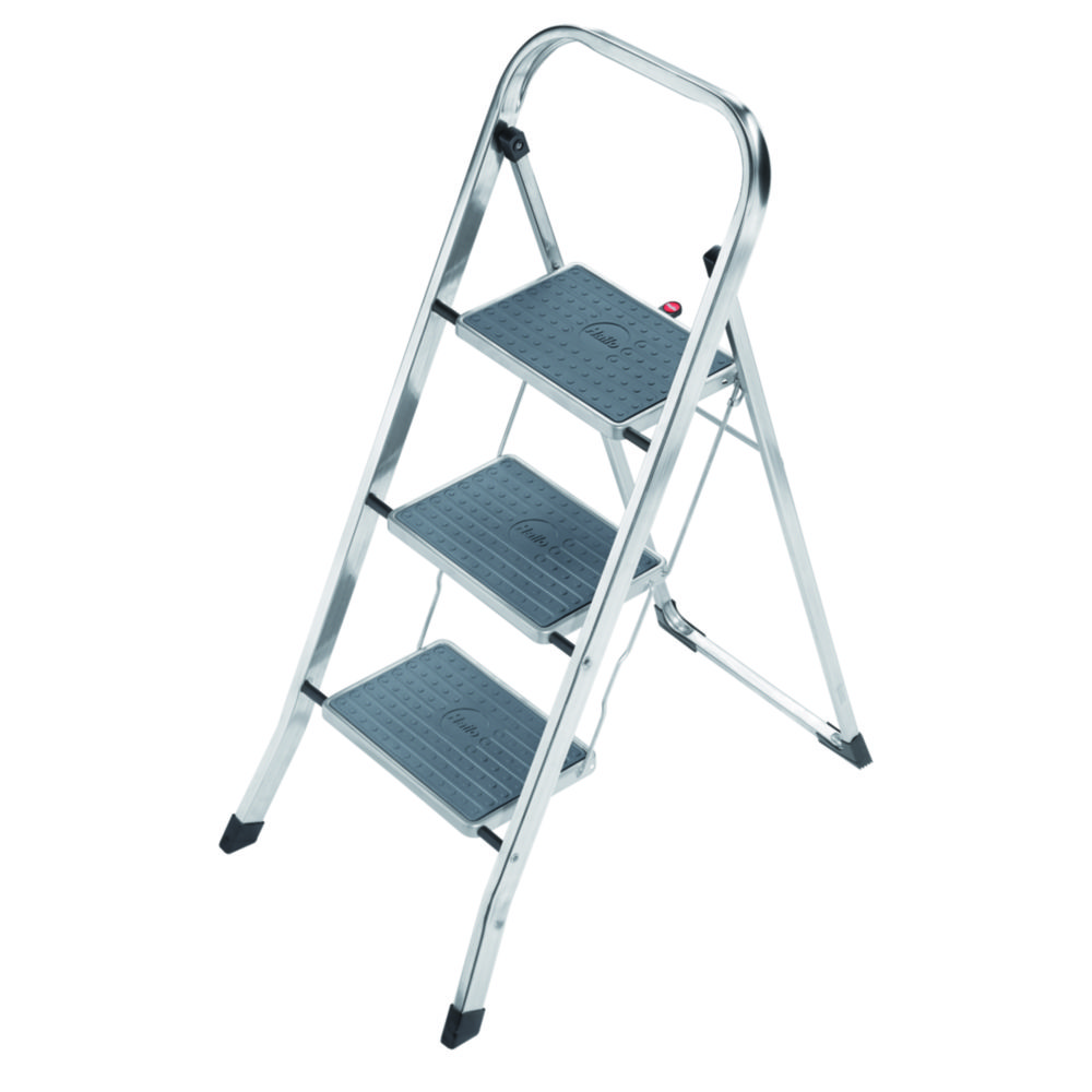 Trap, Hailo K70 Standardline, opvouwbaar, aluminium, 3 treden, 70cm, anti slip laag