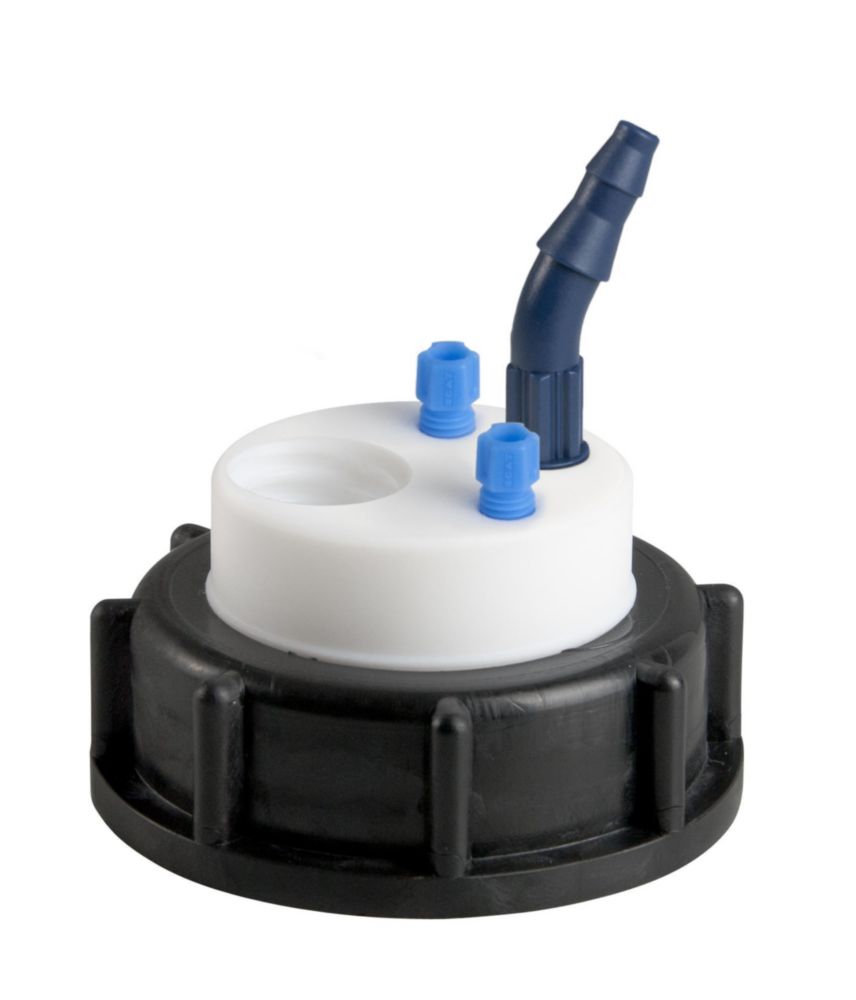 SafetyWasteCap S55, met aansluiting Ø 2x3,2 + 1x9,0 mm