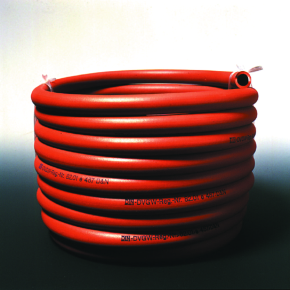 Vacuümslang Ø inw. 4,0 mm,  wanddikte 4,0 mm rubber (NR)