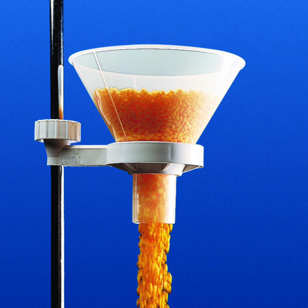 Poedertrechter PP, Ø 180 mm, steel Ø 43 mm, 1290 ml