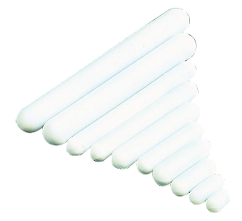 Magneetroerstaaf PTFE IKAFLON  L 30 mm, Ø 8 mm, cilindrisch