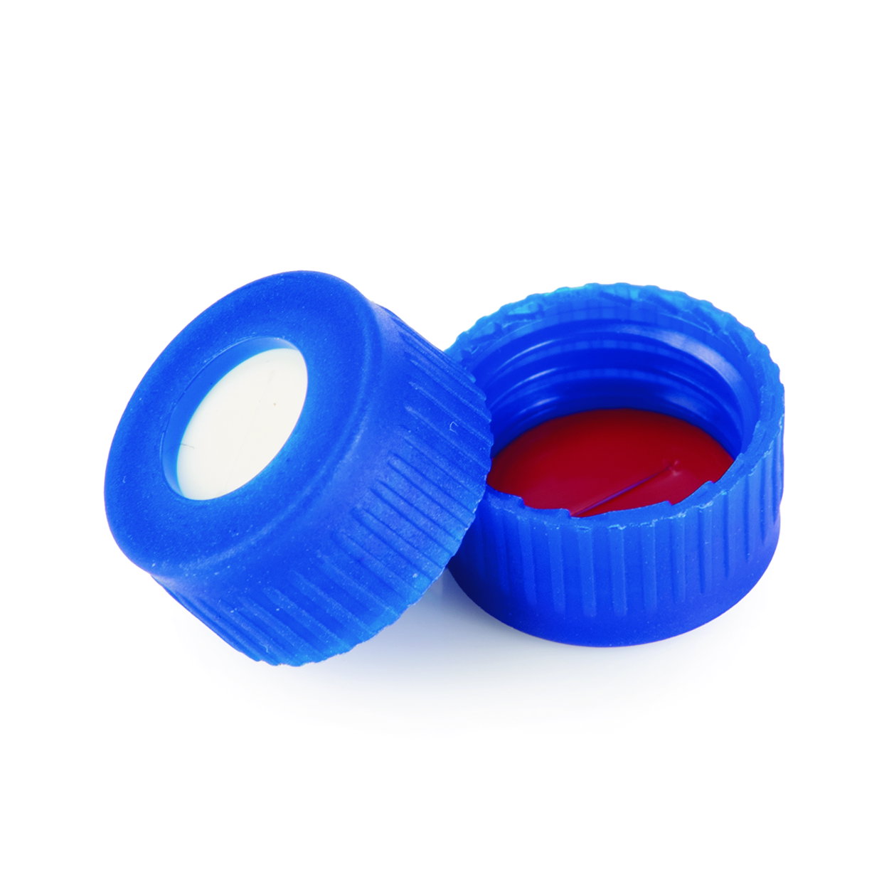 dopkap, blauwe dop, plastic dop, rode afsluiting, gedraaid deksel