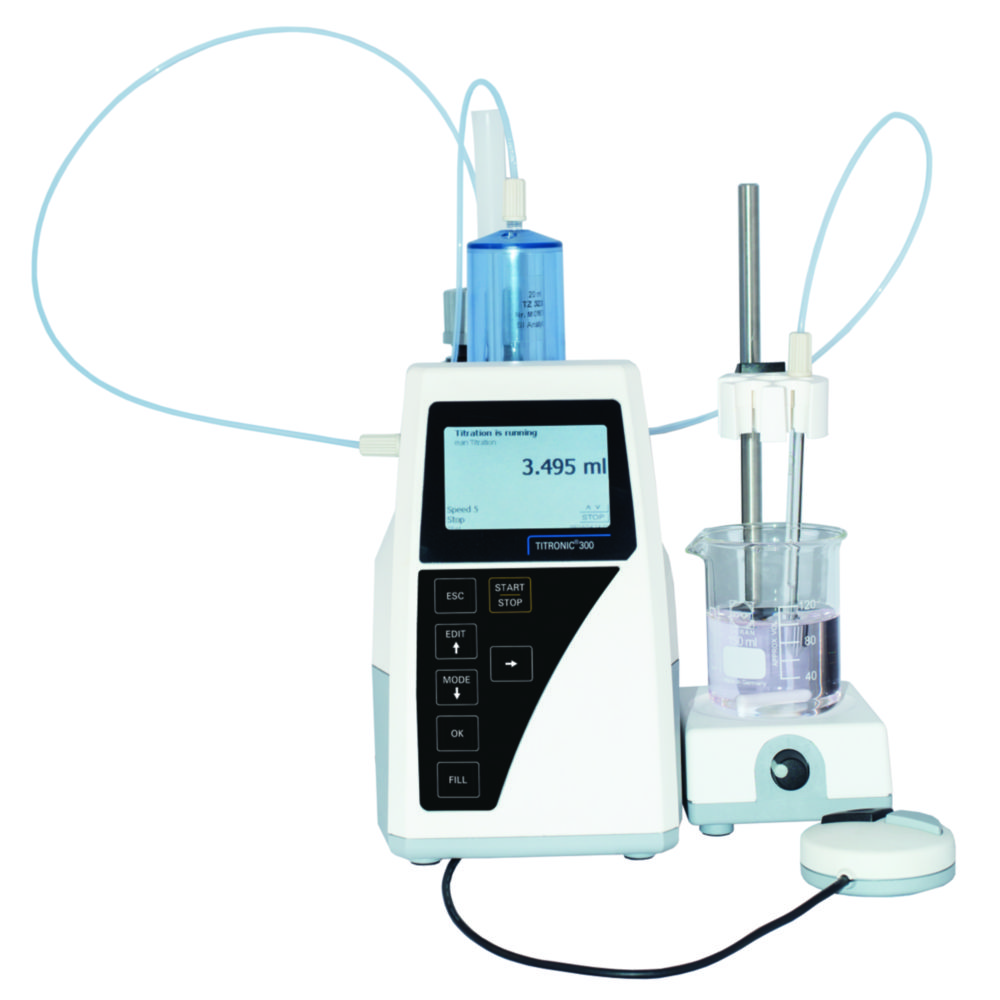 Titrator, Titronic T 300, 50 M1, basisset, met 50 ml doseerunit TZ 3160