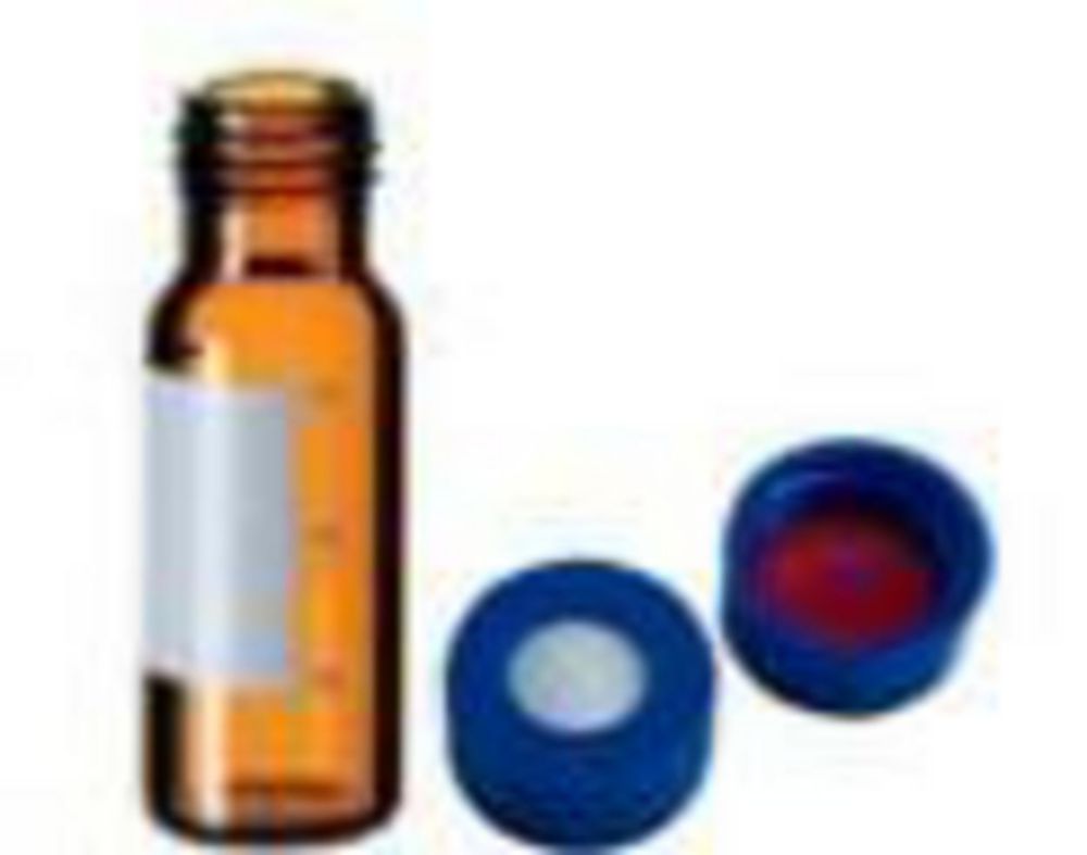 Vials 1,5 ml, met schroeffl. ND9, 1,5 ml, bruin, UltraClean