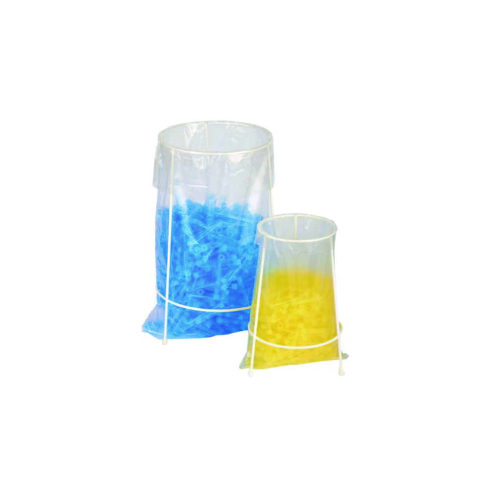 Standaard v. autoclaaf zakken  h=25 cm, wit gecoat