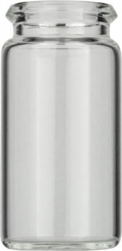 Vials 5 ml, glas 40x20 mm  helder, snap-nek N18