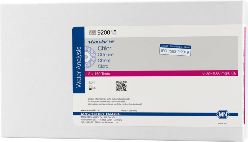 Visocolor HE Chloor CL 500  0,02 - 0,6 mg/l Cl2