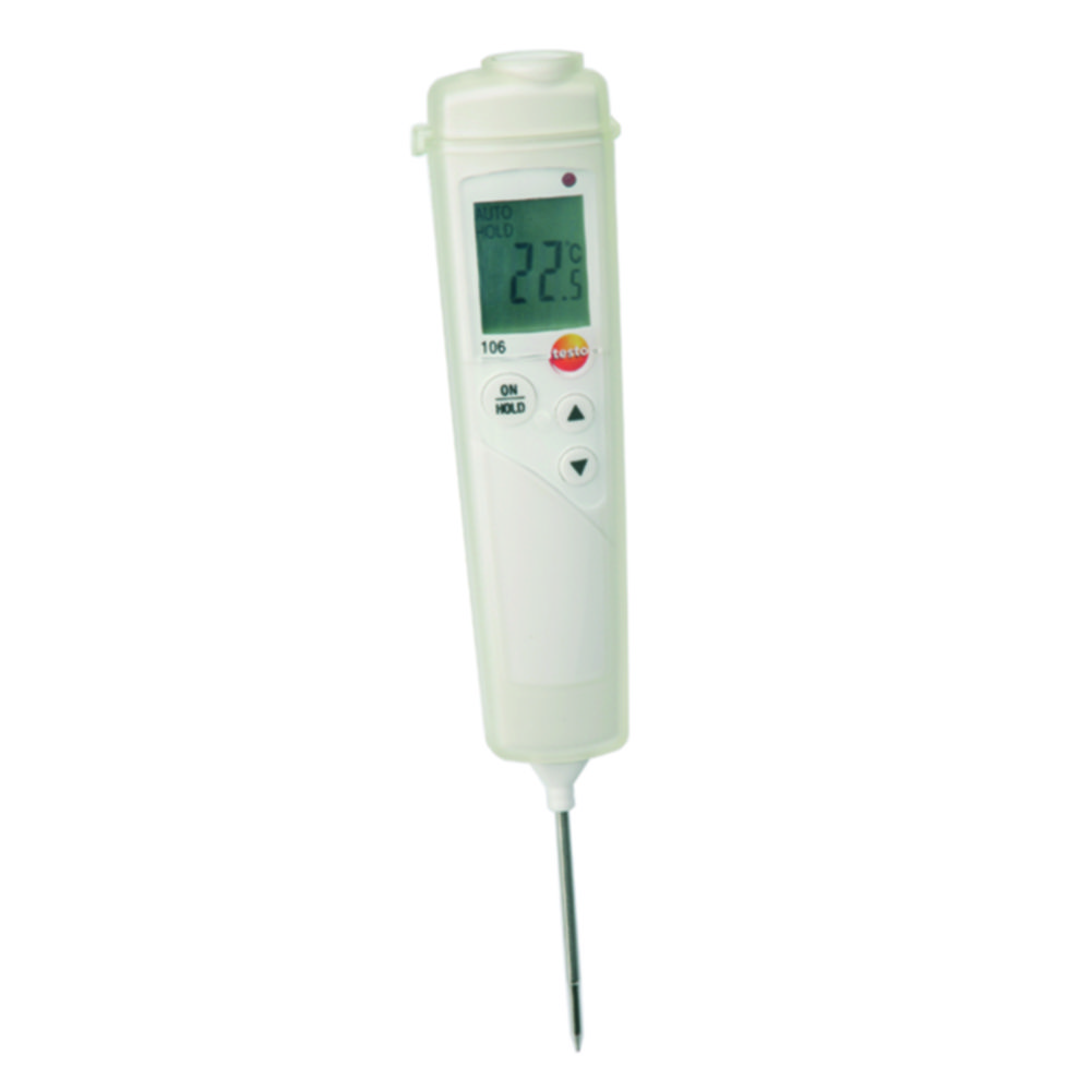 Thermometer Testo 106 set,  incl. beschermkap, clip,