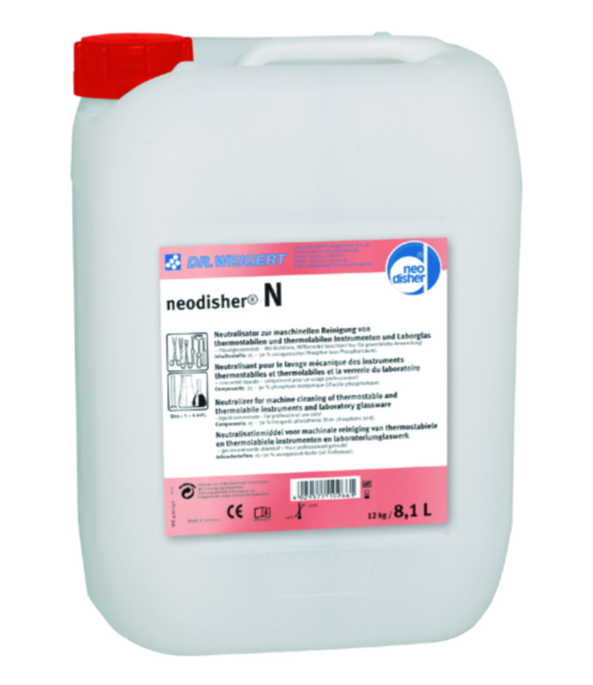 Neodisher N Zuur neutralisatie- en reinigingsmiddel, vloeibaar concentraat, 12kg