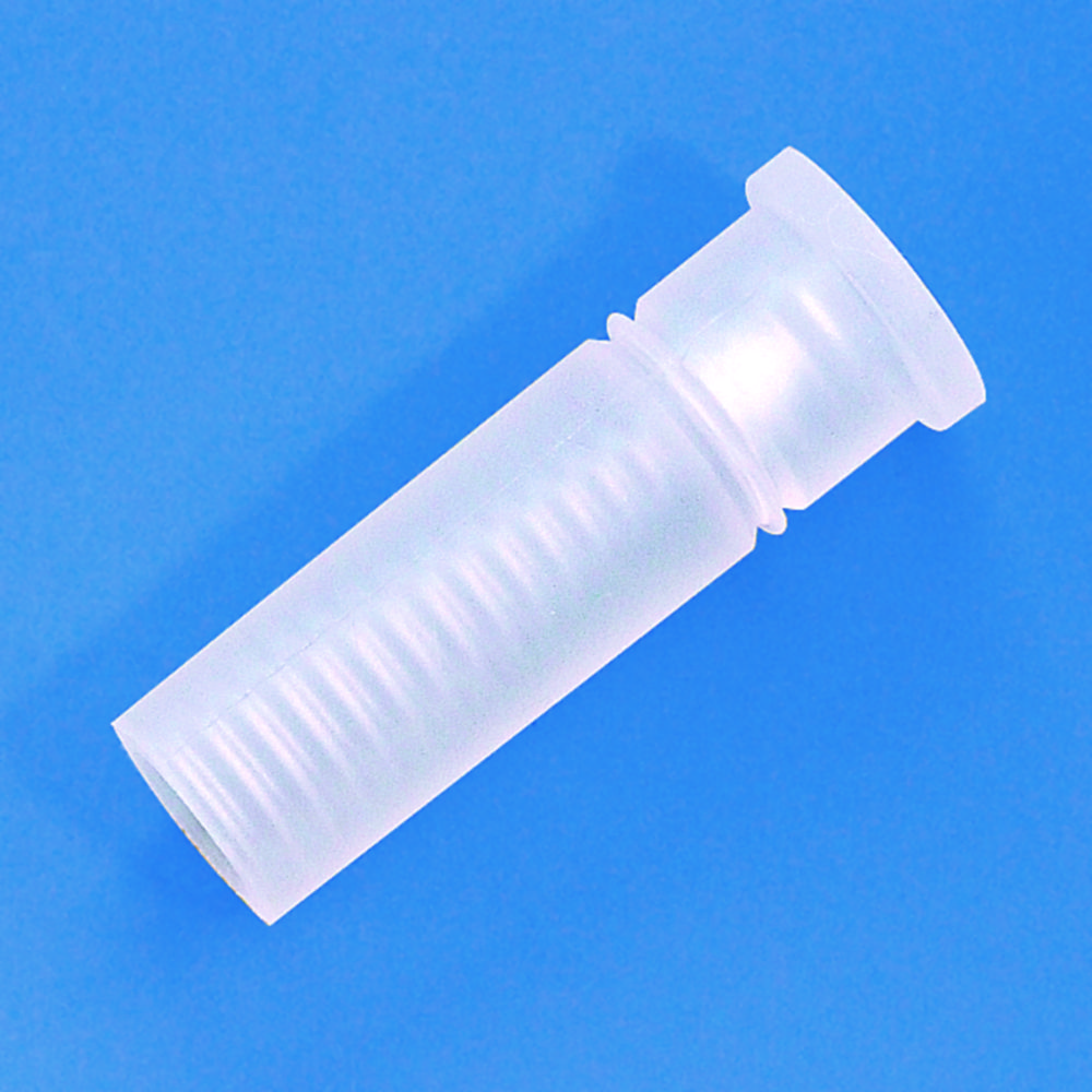 Silicone adapter m. terugslagventiel PTFE, voor accu-jet S, Pro en macro