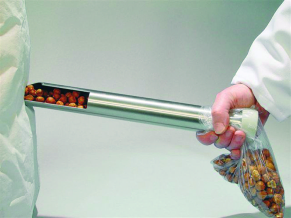 Monsternemer voor bulk granulaat, lengte 403 mm, Ø40 mm, monstervolume 430 ml