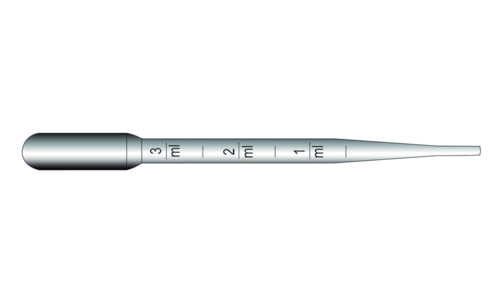 Pasteurpipetten 3 ml, PE, 150 mm