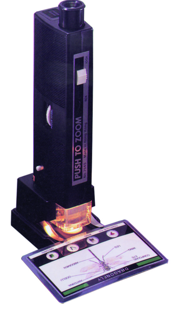 Draagbare zoommicroscoop  voor snelle controle