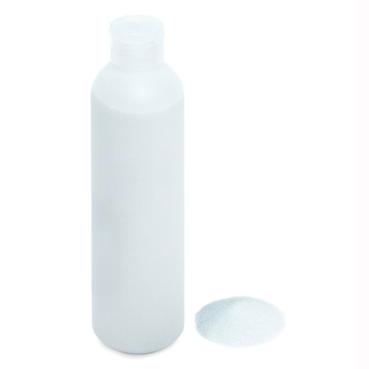 witte fles, soda-as, poeder, vloeistof container, grinder-vrij