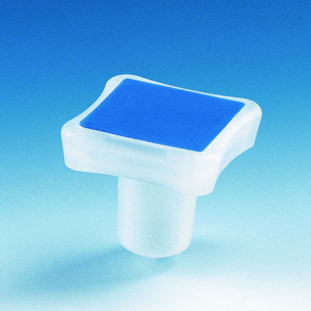 Stop PP,NS24/29,greep vierkant  autoclaveerbaar