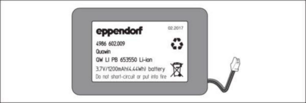 Batterij Li-ion oplaadbaar  Multipette E3/E3x en (X)stream