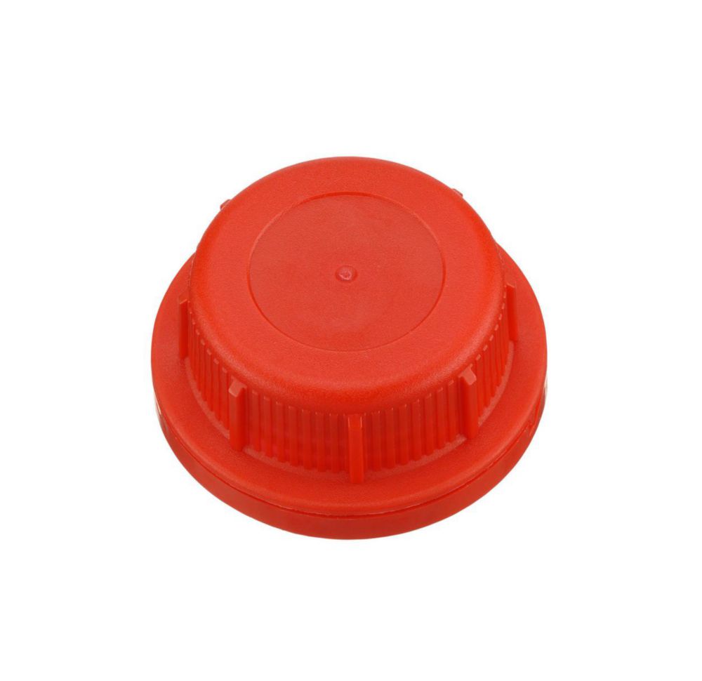 Schroefdop DIN 45, HDPE rood, met verzegelring