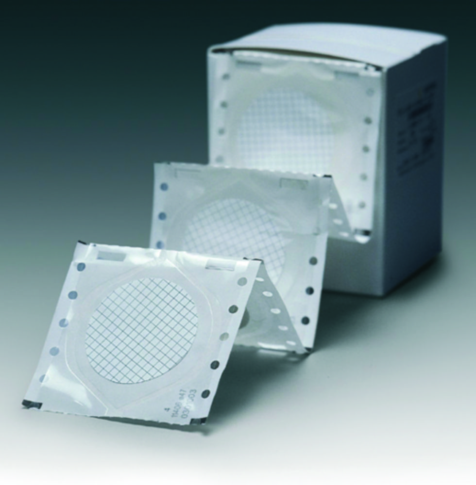 Membraanfilters CN, wit-zwart Ø 50 mm, 0,45 µm, e.Motion, steriel