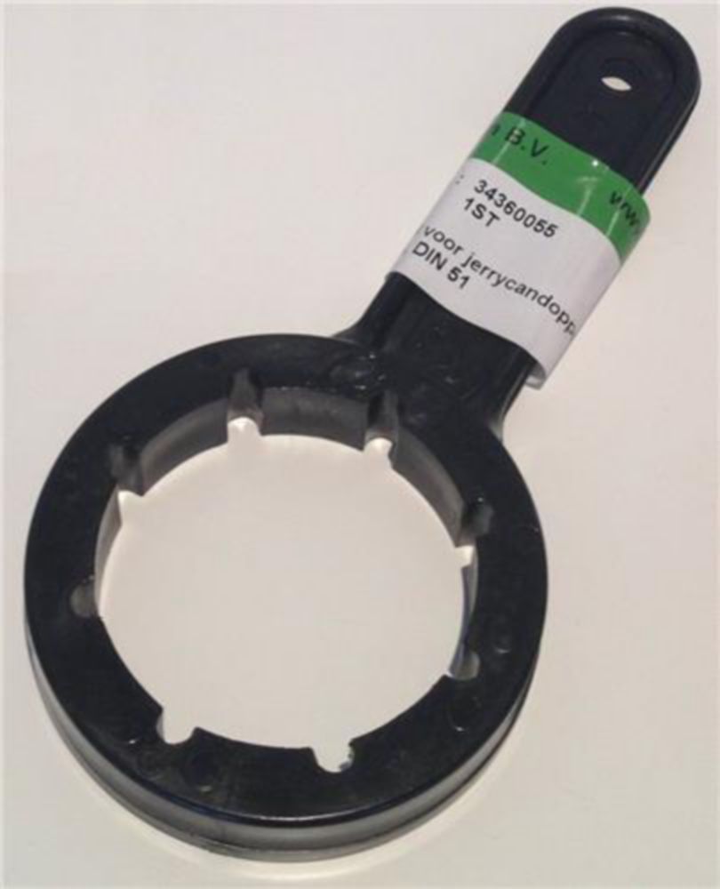 Sleutel voor jerrycandoppen 5  en 10 l, DIN 51