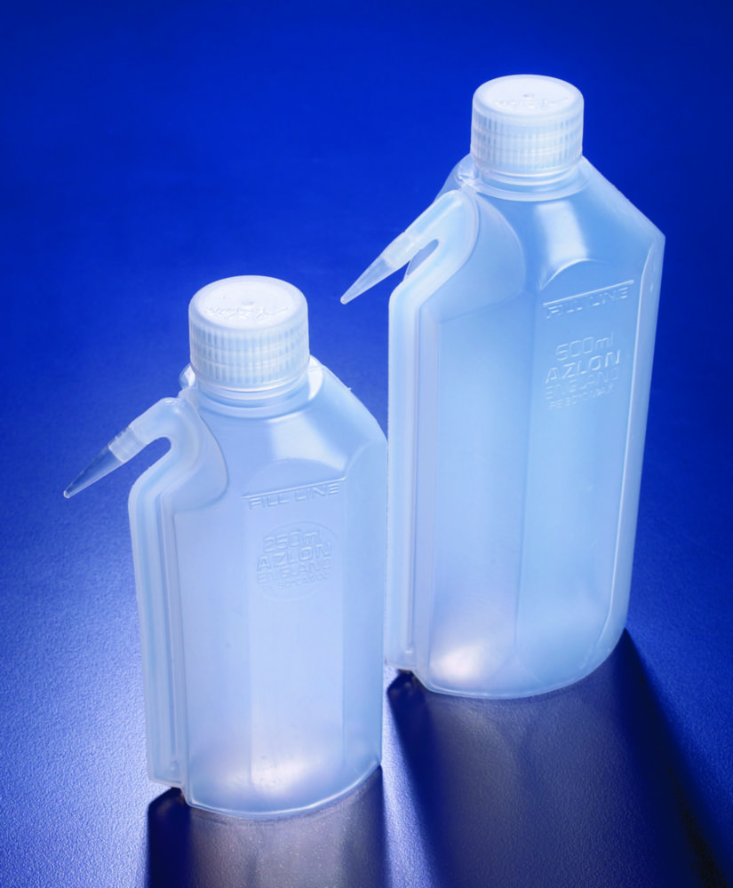 Spuitfles 500 ml, LDPE, transp. geintegreerde spuit