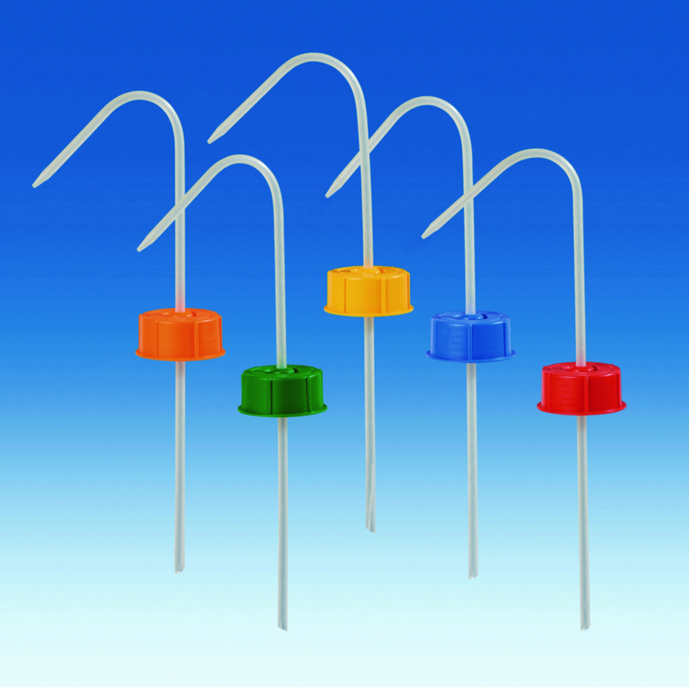 Dop PP rood, met spuitbuis, vent cap schroefdop GL25