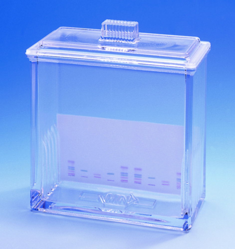 DC-platen SIL G-25, glas  met silicagel, afm. 200 x 200