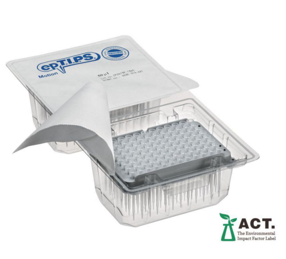 Pipetpunten 50 µl, epT.I.P.S. Motion, Reloads, zonder filter