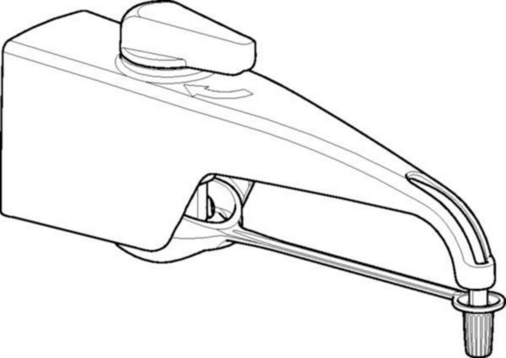 Afvoerslang voor Varispenser, met nominaal volume 25, 50 of 100 ml